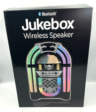 Bluetooth Jukebox Wireless Speaker Retro Vintage Style Music Player LED Decor picture