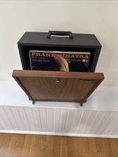 MAGNAVOX Vintage Mid Century Vinyl Record Album LP Holder Storage Case Cabinet picture
