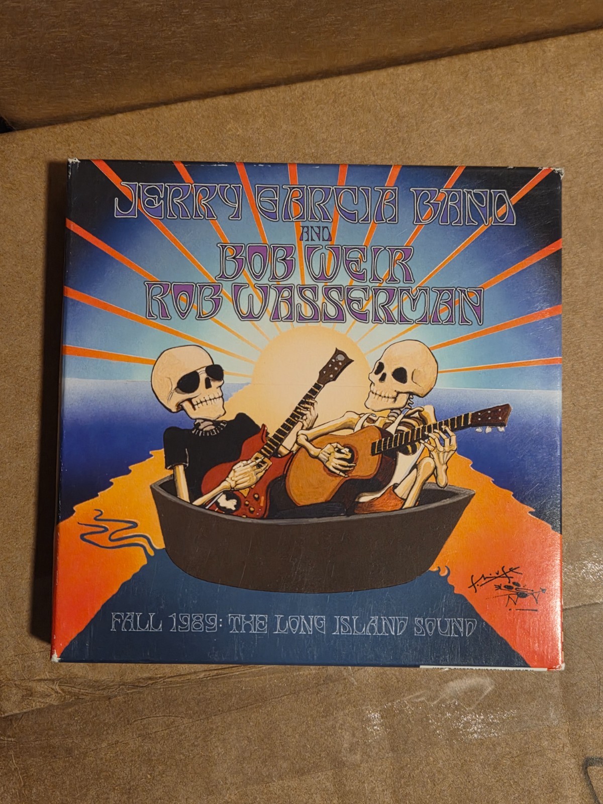 Jerry Garcia Band Bob Weir Wasserman Long Island Sound 1989 Grateful Dead 6 CD
