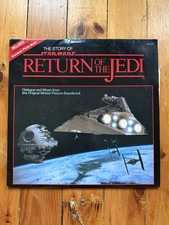 Vintage Vinyl Record Star Wars Return Of The Jedi Soundtrack LP With Photo Book picture