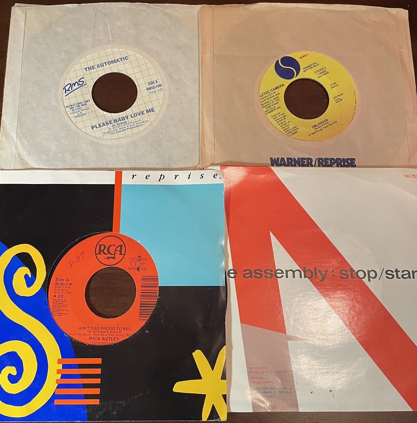 Lot Of 45+ 45 RPM Records 1980s Rock, New Wave, MTV