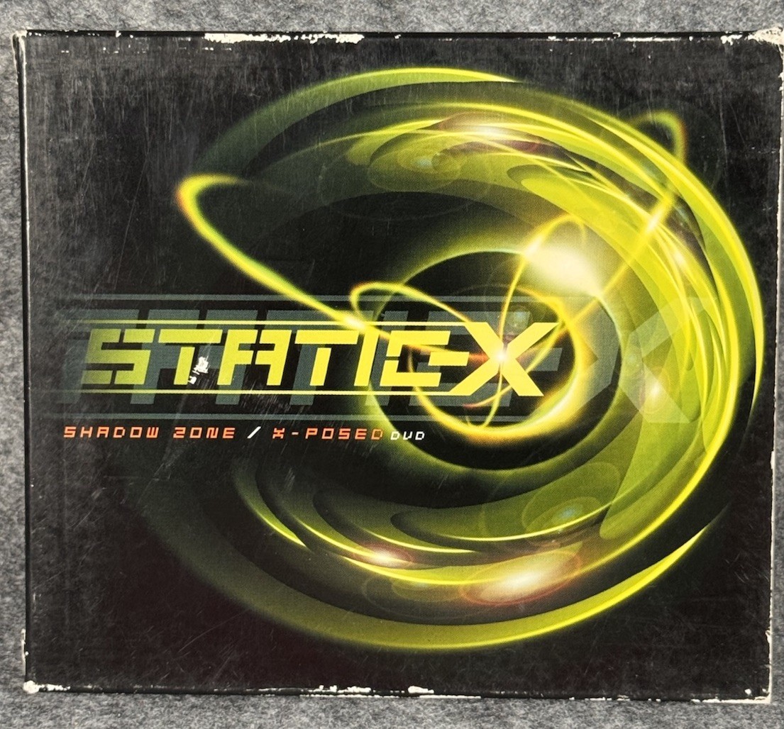 STATIC-X:  Shadow Zone / X-Posed S.E. (CD+DVD, 2003, 2 Discs) w/Slipcase TESTED