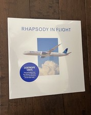 United Airlines Rhapsody In Flight Air Zoetrope Blue Vinyl LP Record New IN HAND picture