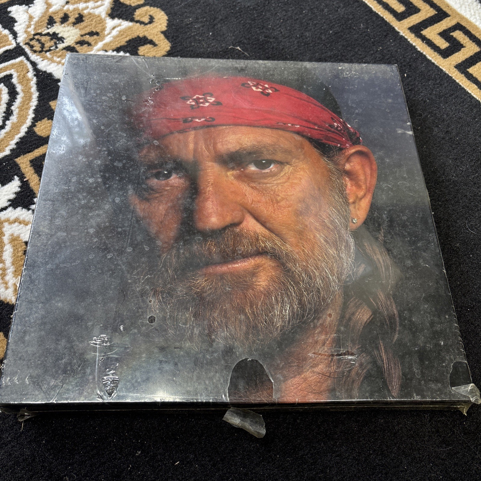 WILLIE NELSON 10-LP Box Set (1983) Vinyl Picture Disc Poster SEALED & UNPLAYED
