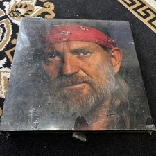 WILLIE NELSON 10-LP Box Set (1983) Vinyl Picture Disc Poster SEALED & UNPLAYED picture