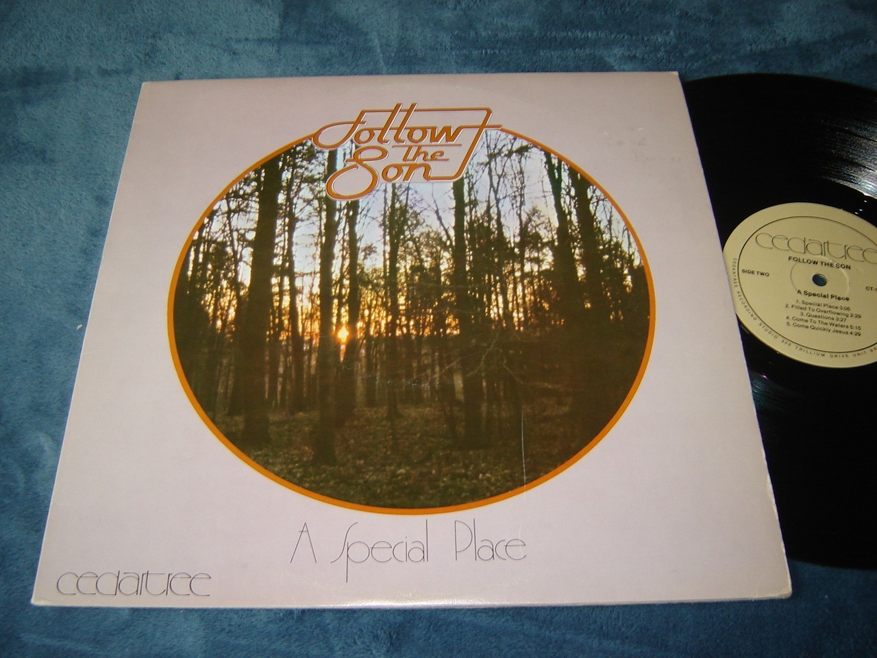 Follow The Son - A Special Place LP rare Canada Xian private folk