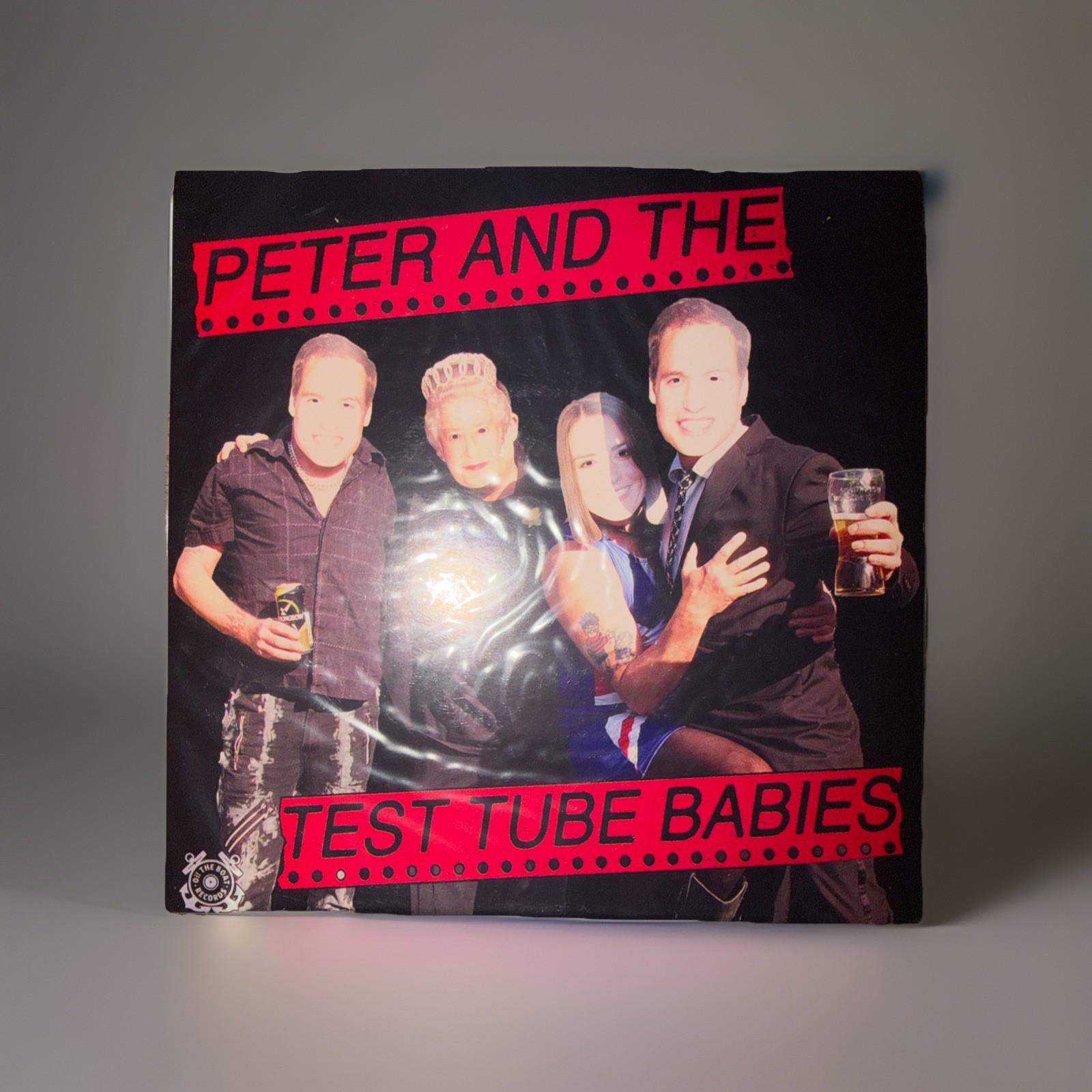 Rare 7 Inch Final Peter And The Test Tube Babies & Penny Cock Punk Red Record