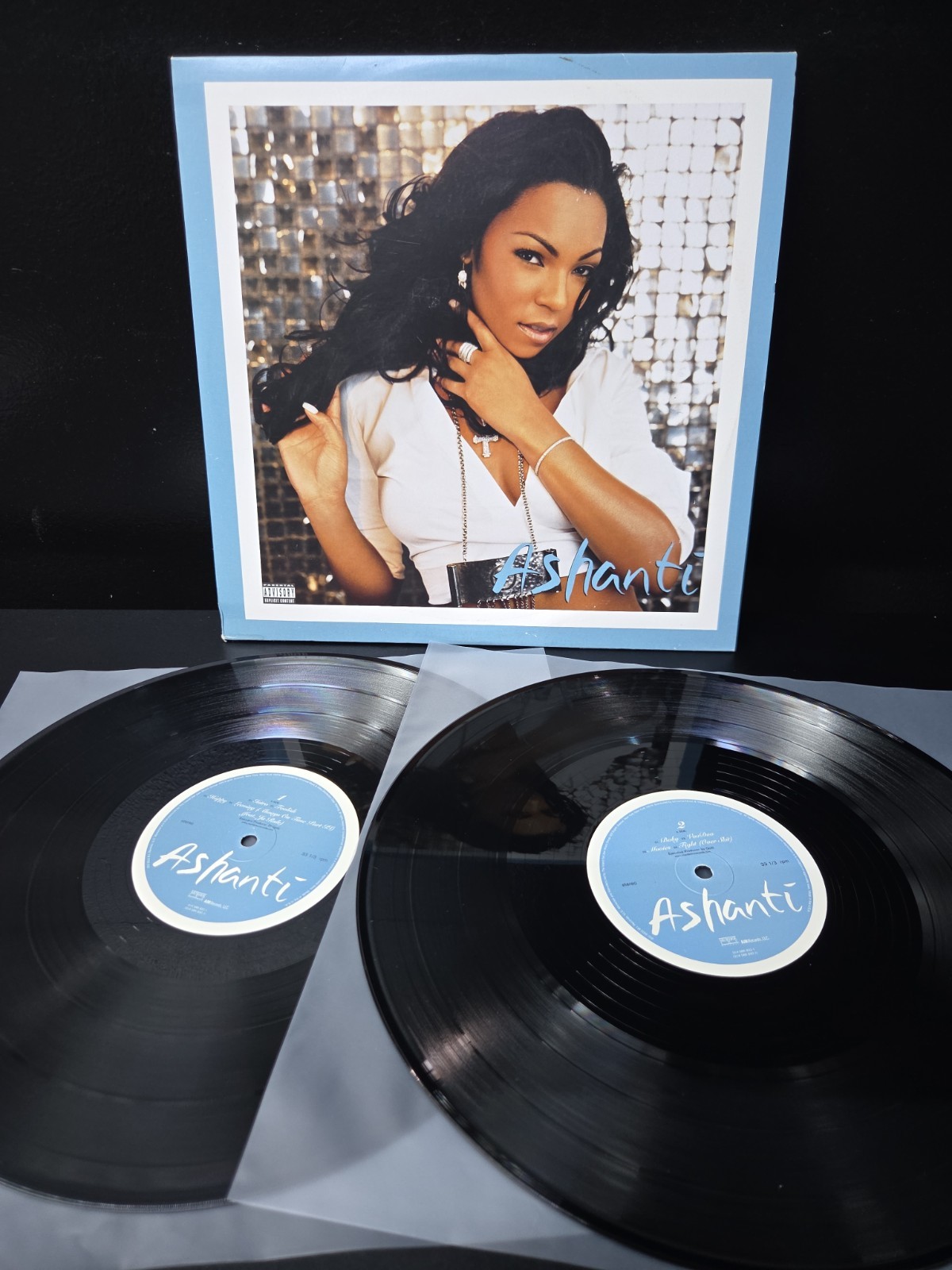 Ashanti Self Titled 2lp Vinyl OG 2002 1st \'PROMO\' Press EX/NM- Wax