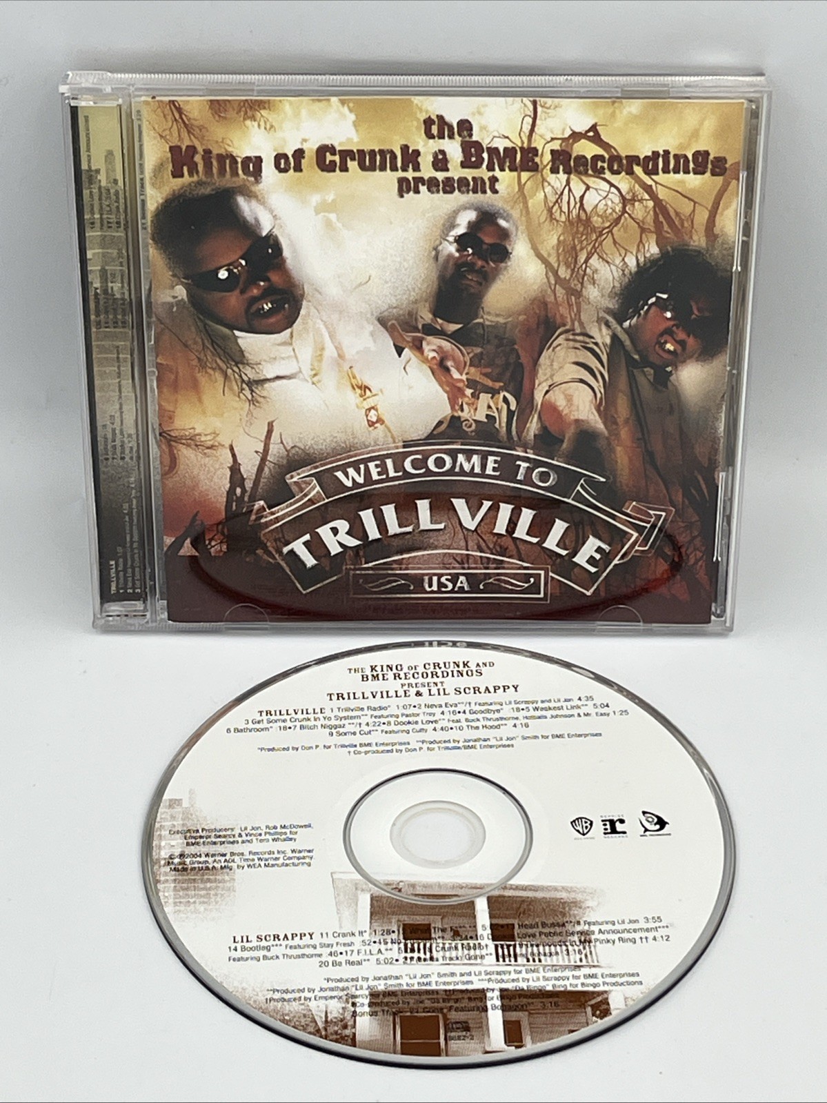 The King Of Crunk & BME Recordings Welcome To Trillville USA Lil Scrappy 2004 CD