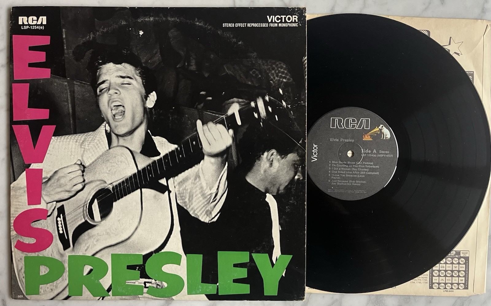 Elvis Presley Self Titled Debut Vinyl Record Album LP Reissue 1976 NM PRISTINE
