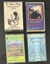Vintage Native American & Andean Music Cassette Lot Of 4 Nakai Star Society Inca picture
