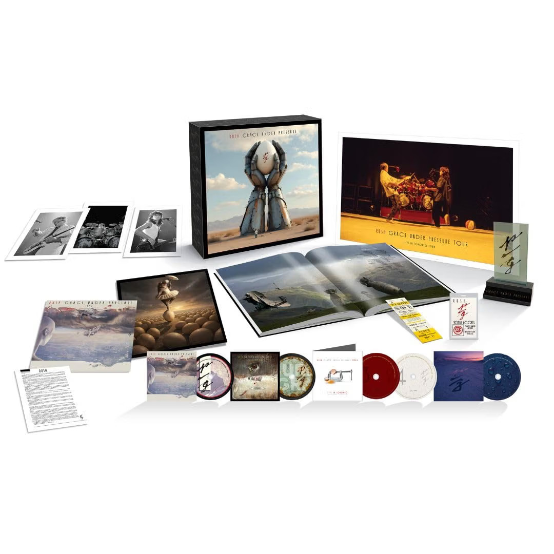 RUSH GRACE UNDER PRESSURE SUPER DELUXE EDITION 4CD + BLU-RAY BOX SET NEW SEALED