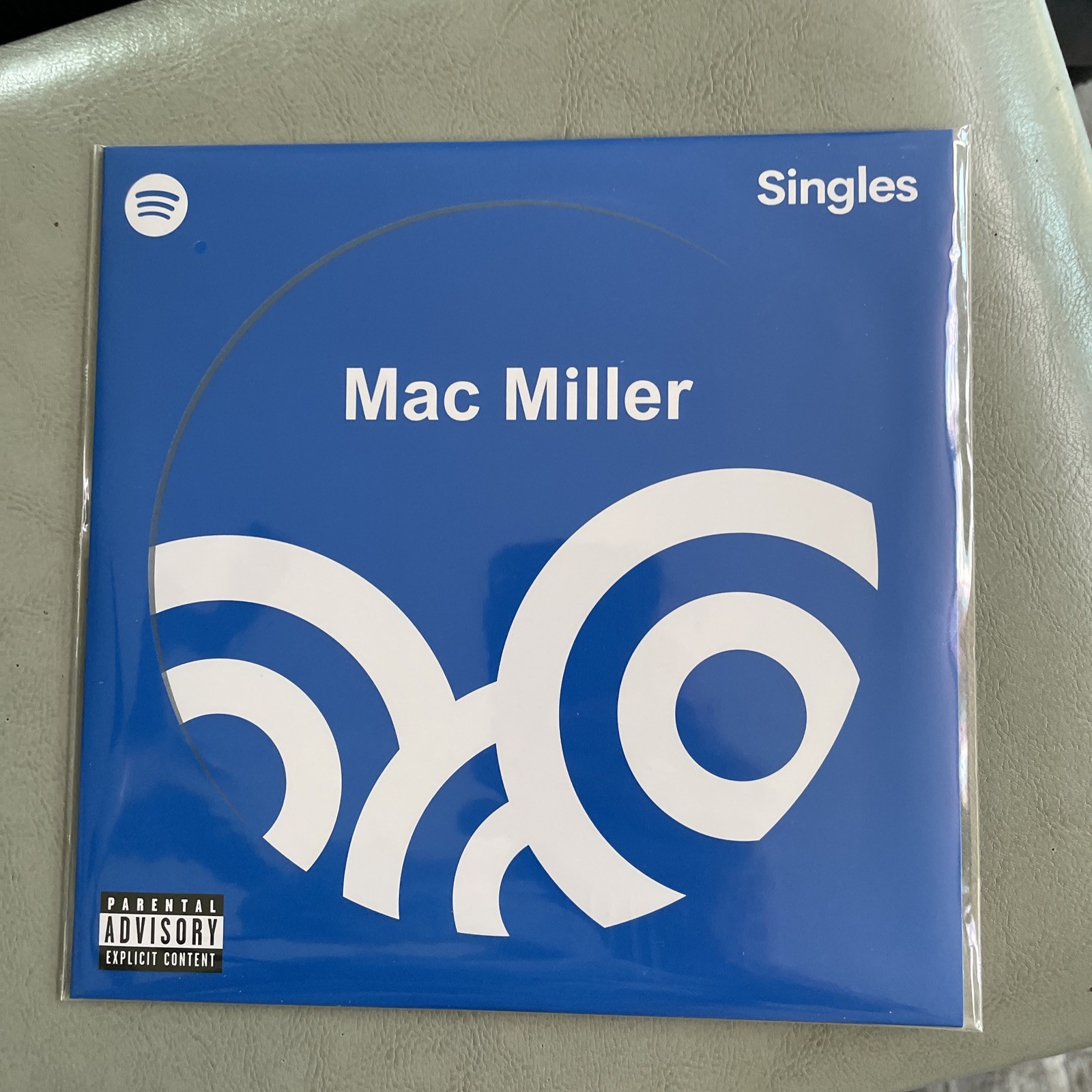 MINT RARE Mac Miller Singles - Baby Blue Vinyl Record Nothing From Dunno LIMITED