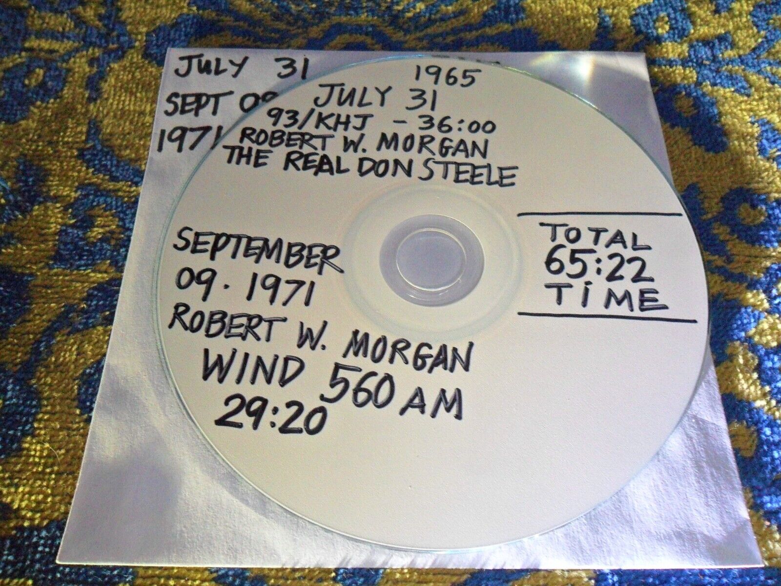 1965 93/KHJ AM - THE REAL DON STEELE & ROBERT W MORGAN +1971 WIND & KIQQ - 2 CD