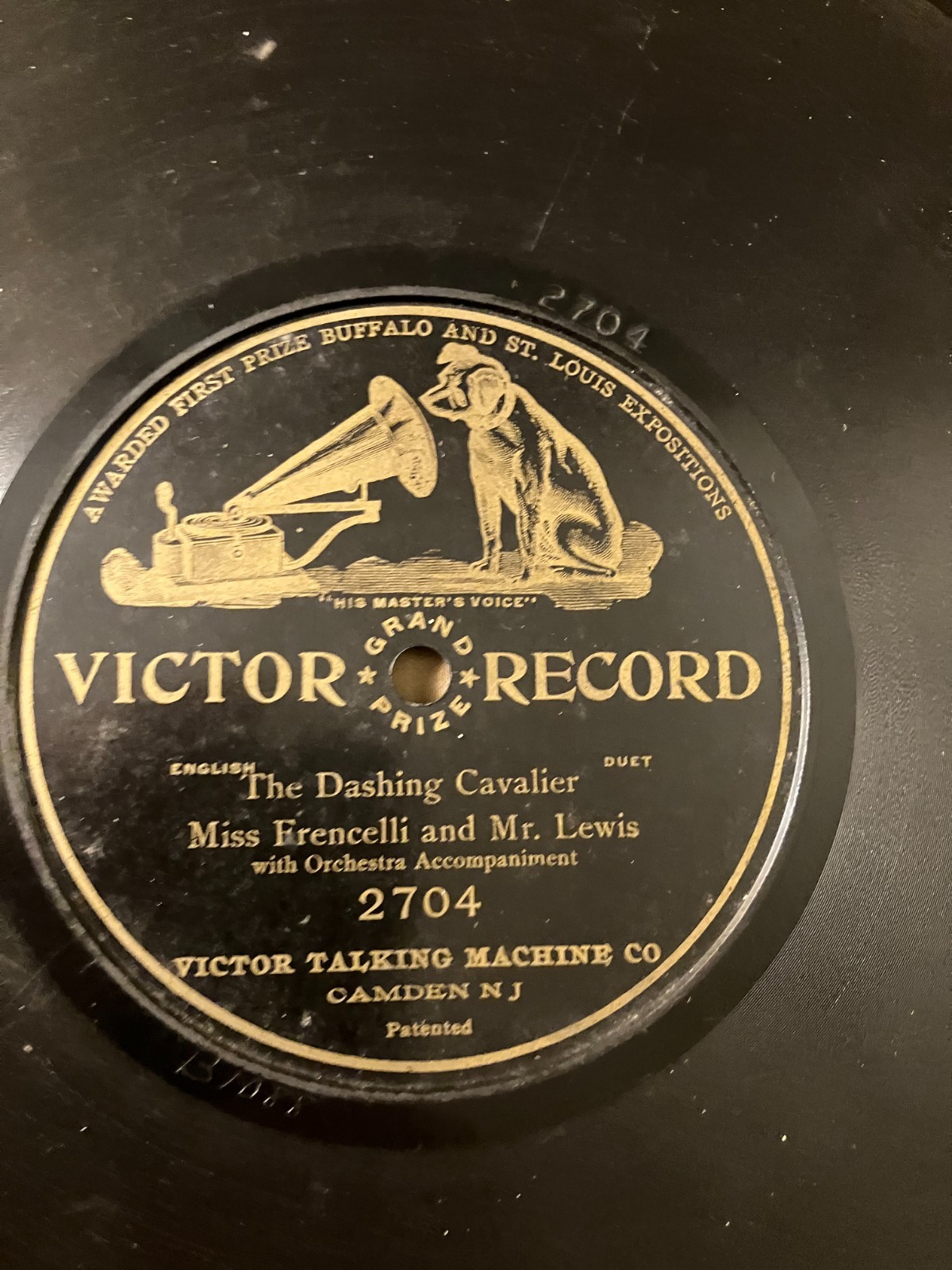 Victor 78RPM Record #2704 