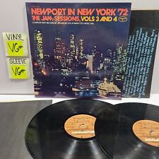 Newport in New York '72 The Jam Sessions 3 and 4 2 LP Buddha 1972 EX Vinyl #N07 picture