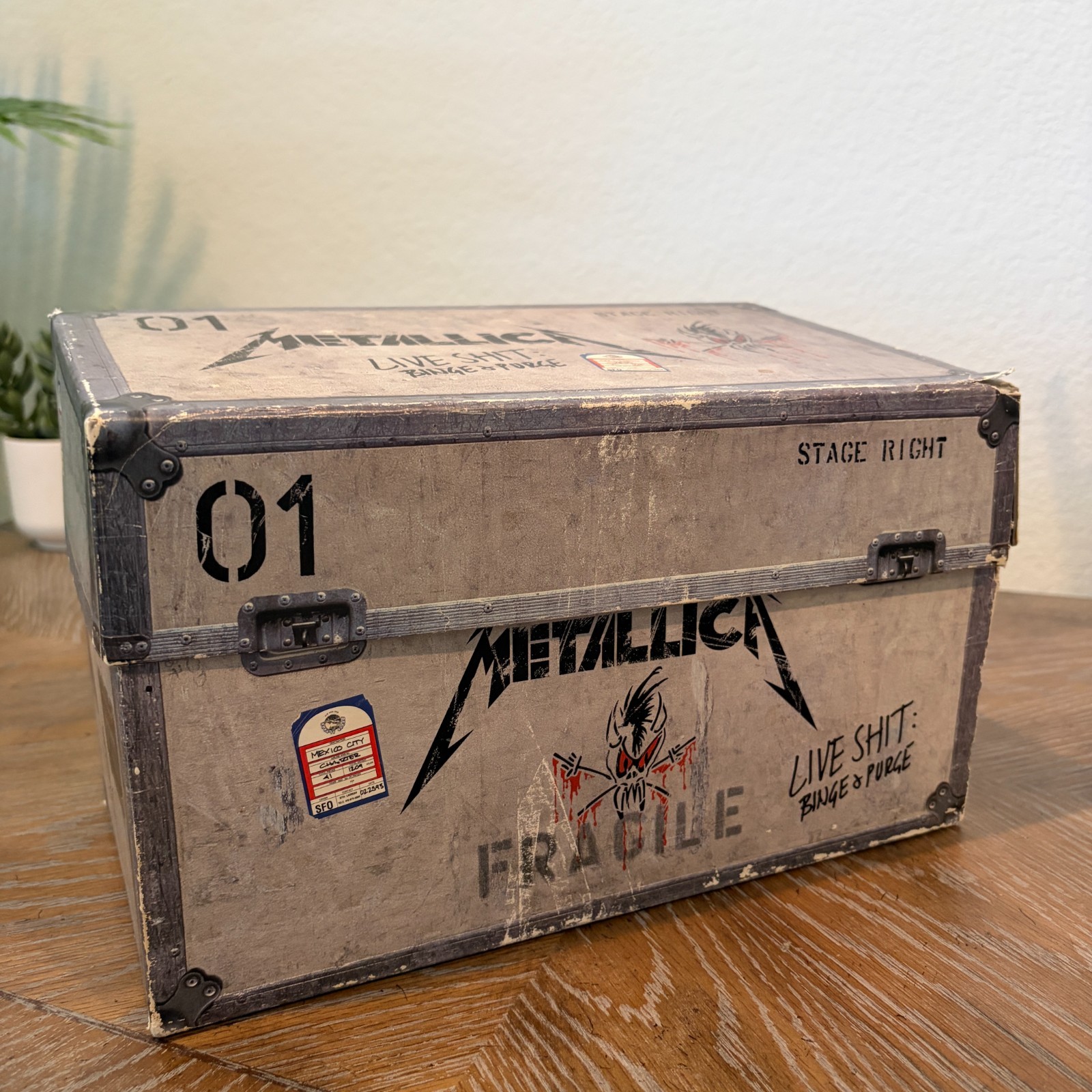 Metallica Box Set Live Shit Binge & Purge (3) VHS Tapes Book, NO CDs Vintage