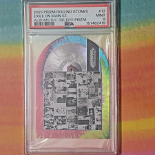 PSA 9 2025 Panini Prizm Rolling Stones Exile on Main Street Tie-Dye #12 01/49 picture
