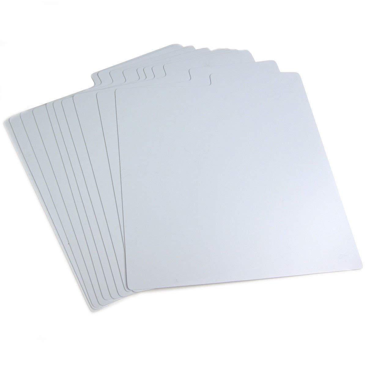 (25-pk) 45rpm White Plastic Dividers for 7-inch Vinyl Records 45s 45 rpm Card
