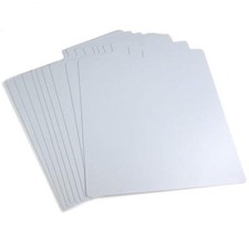 (25-pk) 45rpm White Plastic Dividers for 7-inch Vinyl Records 45s 45 rpm Card picture