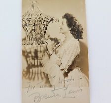.c1950s AMERICAN OPERATIC SOPRANO BRENDA LEWIS HANDSIGNED REAL PHOTO POSTCARD picture