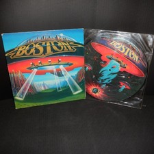 BOSTON vinyl LP LOT x2 Don't Look Back 1978 + BOSTON s/t Picture disc 1976 VG+ picture