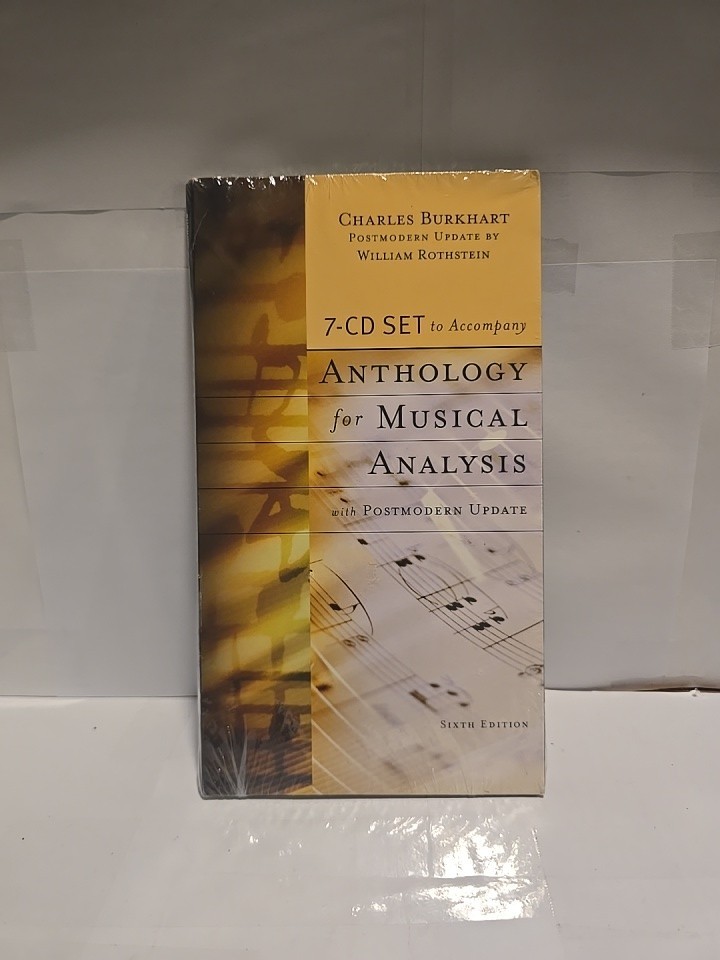 Anthology for Musical Analysis by Charles Burkhart (2007, 7-Cd Set) SEALED