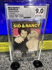 1986 Sid & Nancy Love Kills Sealed Cassette Rewind Certified 9.0 Seal Rating 4/5 picture
