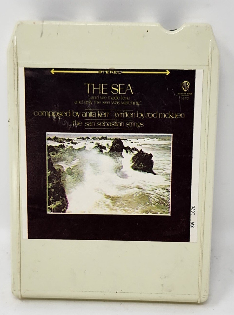 Vintage The SAN SEBASTIAN The STRINGS - the Sea - 8 Track Tape vintage untested