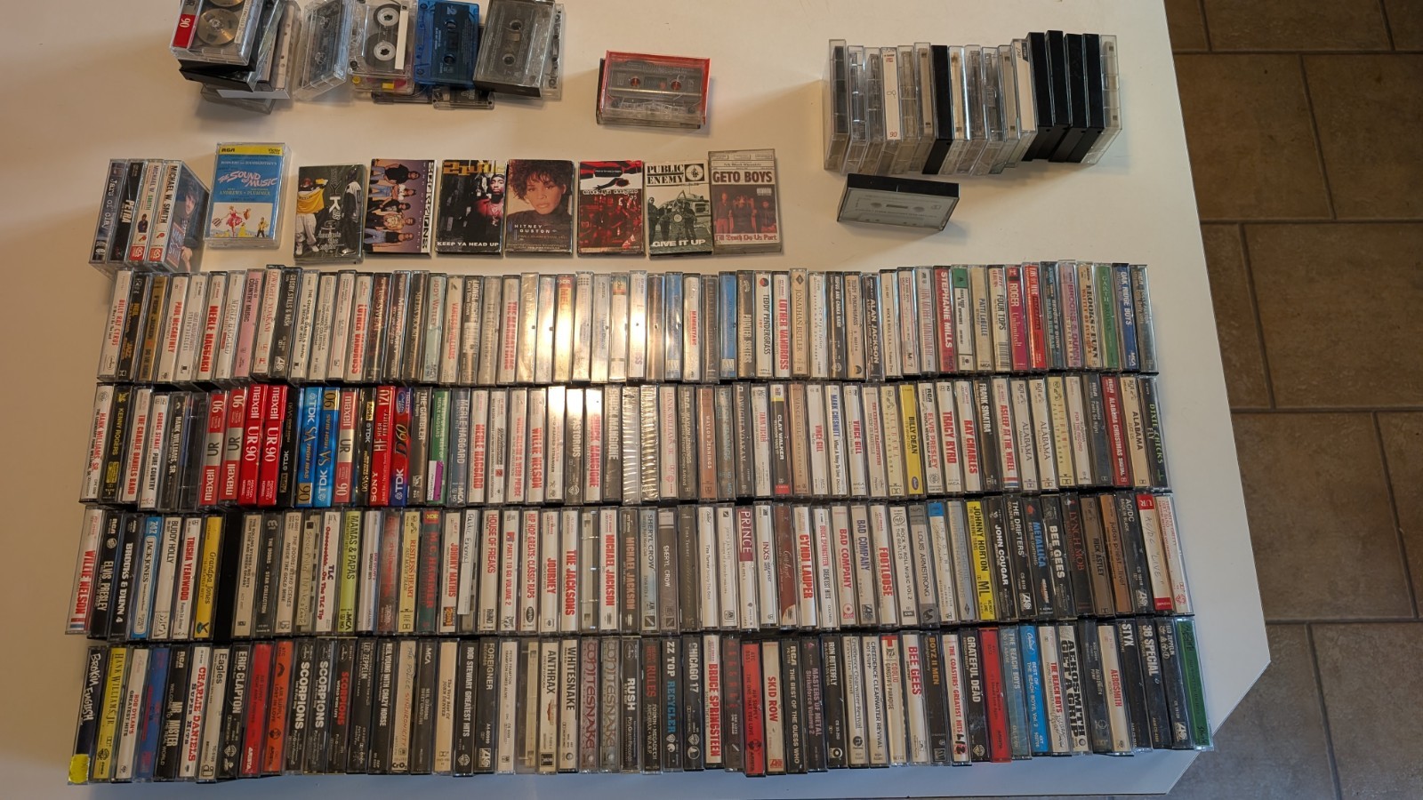 HUGE Vintage Cassette Tape LOT 250+ R&B 80's 90's Soul Pop Rock Jazz Hip Hop MIX