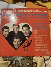 The Four Seasons Vinyl record Autogrpahed With COA picture