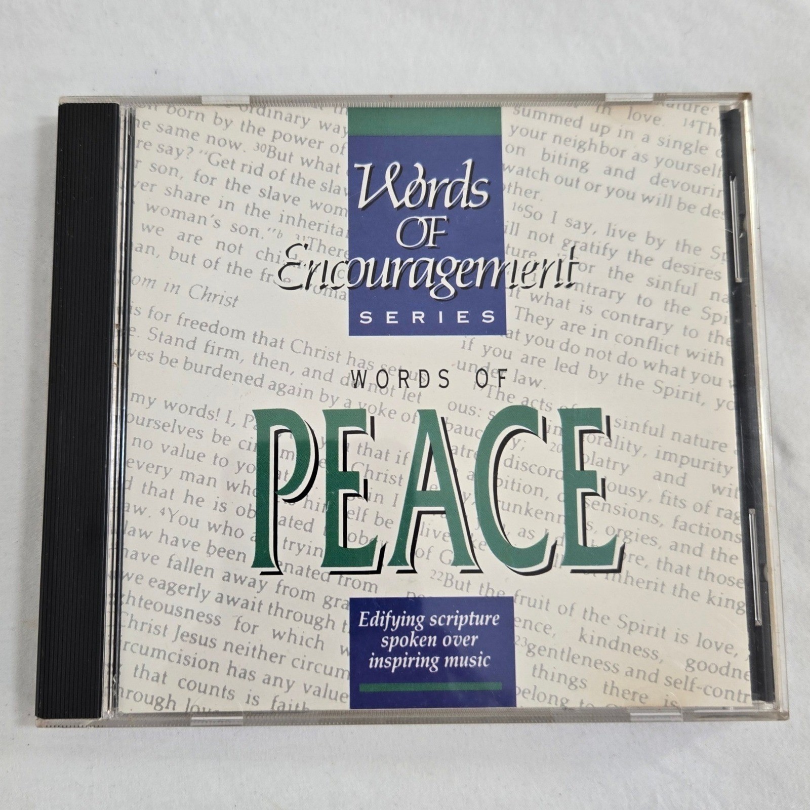 Words of Encouragement Words of Peace CD Vintage 1991 Star Song Christian