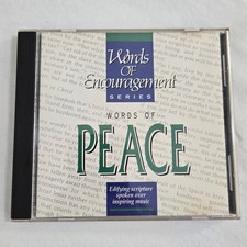 Words of Encouragement Words of Peace CD Vintage 1991 Star Song Christian picture