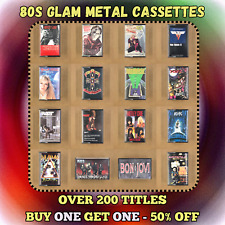 BUILD UR OWN LOT CASSETTE TAPE Motley Crue KISS Def Leppard 80s METAL GLAM TAPES picture