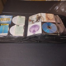 Lot Of 286 CD's Disc & Booklet Binder Gospel, Pop, Rap, Country, Rock Beatles picture