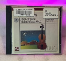 Beethoven: The Complete Violin Sonatas Vol. 2 (2 CD, 1995) W/ Case, Tested picture