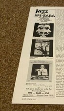JBF4 ADVERT 11X3 MPS SABA RECORDS USA. GEORGE RUSSELL. GUNTER HAMPEL QUARTET picture