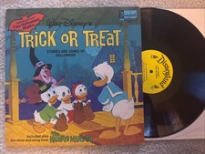 Walt Disneys Trick Or Treat LP Record Vinyl Disneyland Halloween Donald Duck picture