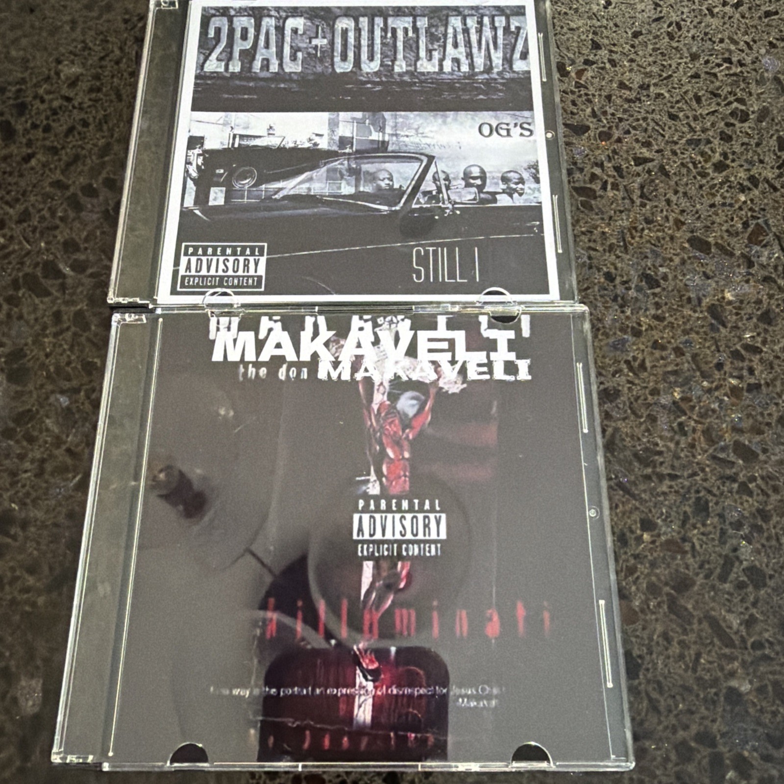 2PAC OUTLAWZ STILL I RIDE OGS & 3DAY THEORY CD MIXTAPE SET