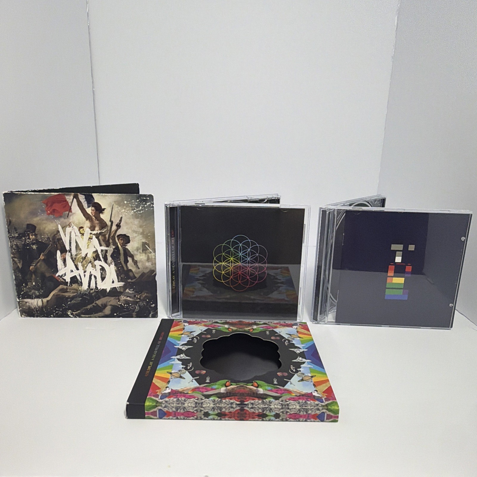 Coldplay CD Collection A Head Full of Dreams X&Y Viva La Vida 3 CD Lot