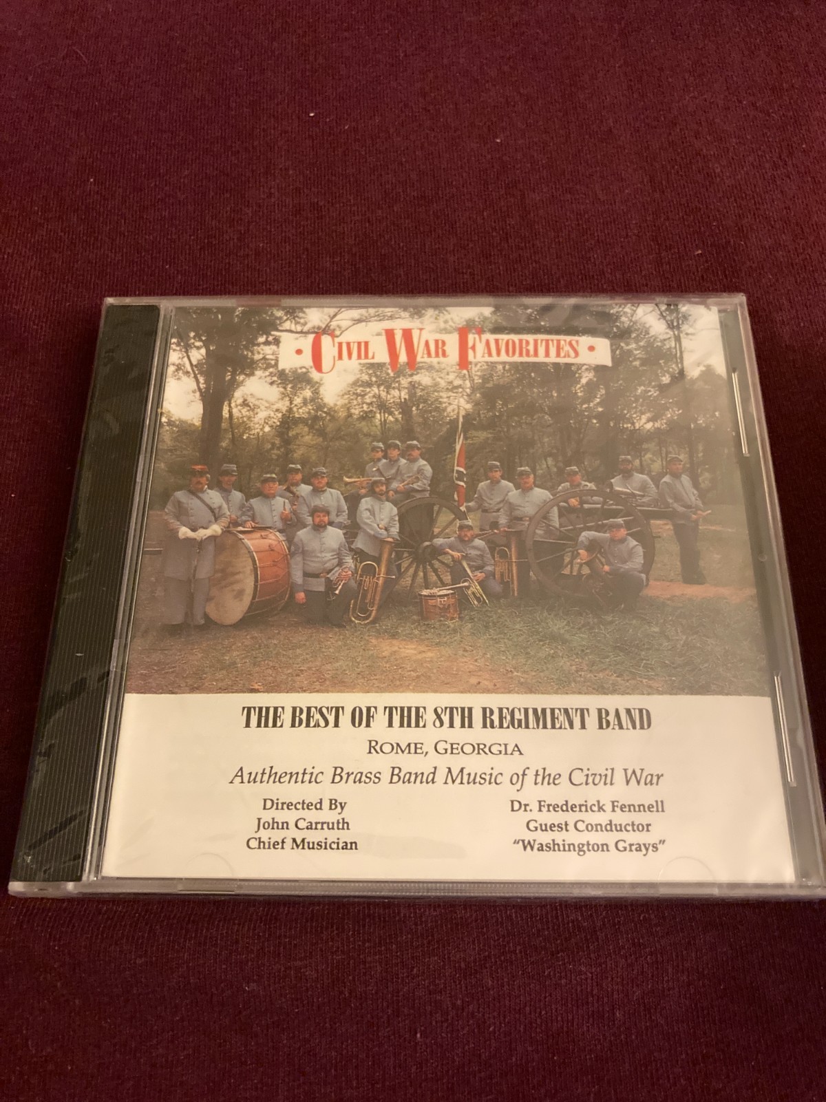Civil War Favorites: Best of the 8th Regiment Band Rome, Georgia  Audio CD 1990