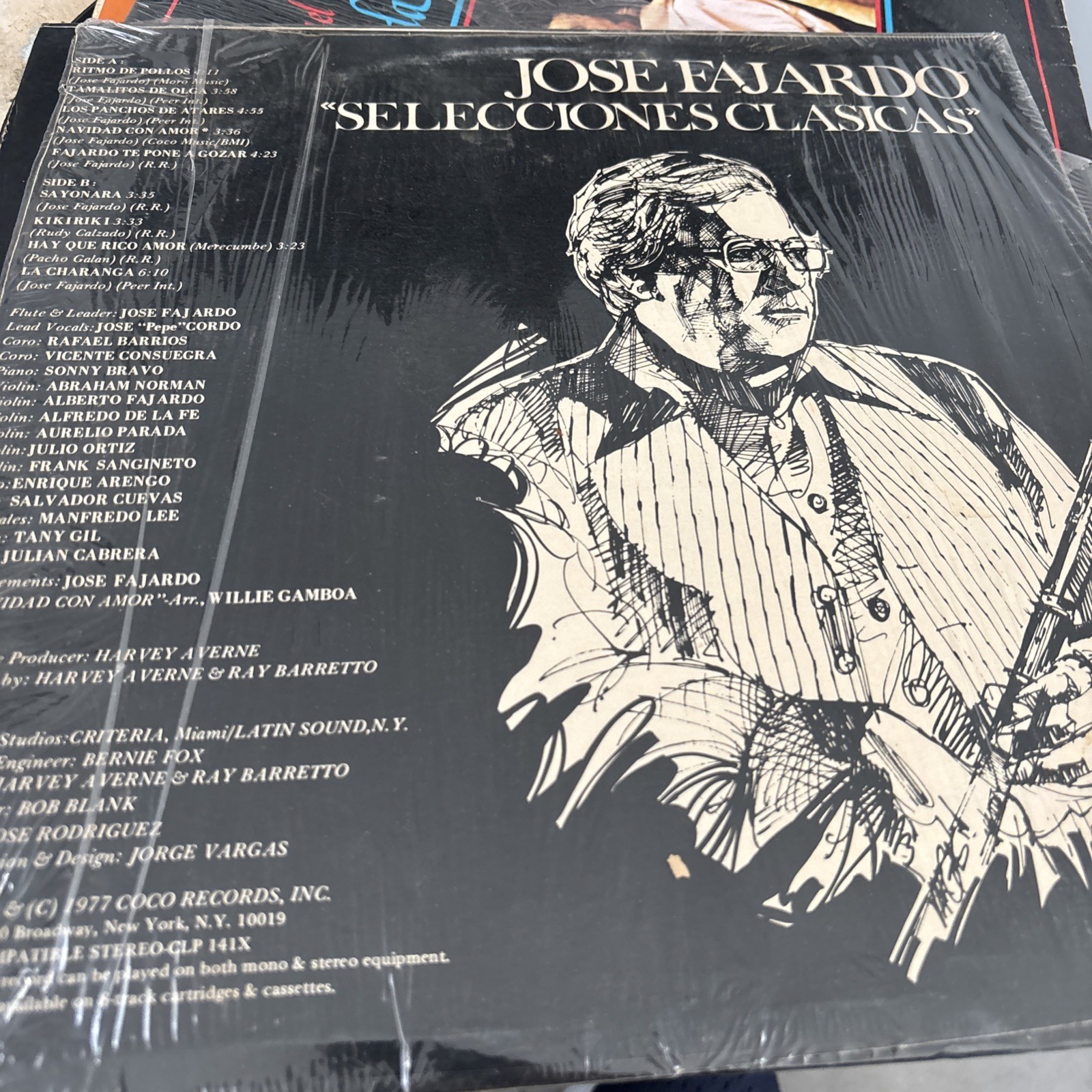 Jose Fajardo* ‎– Selecciones Clasicas 1977 DESCARGA BRAVA COLECCION NM LP LATIN