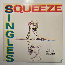 Squeeze SINGLES - 45's and under - 1982 A&M Records Vinyl Album LP EX/NM picture