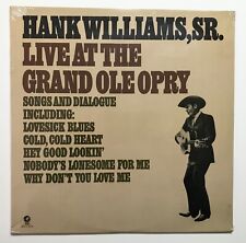 HANK WILLIAMS: Live at the Grand Ole Opry (Vinyl LP Record Sealed) picture