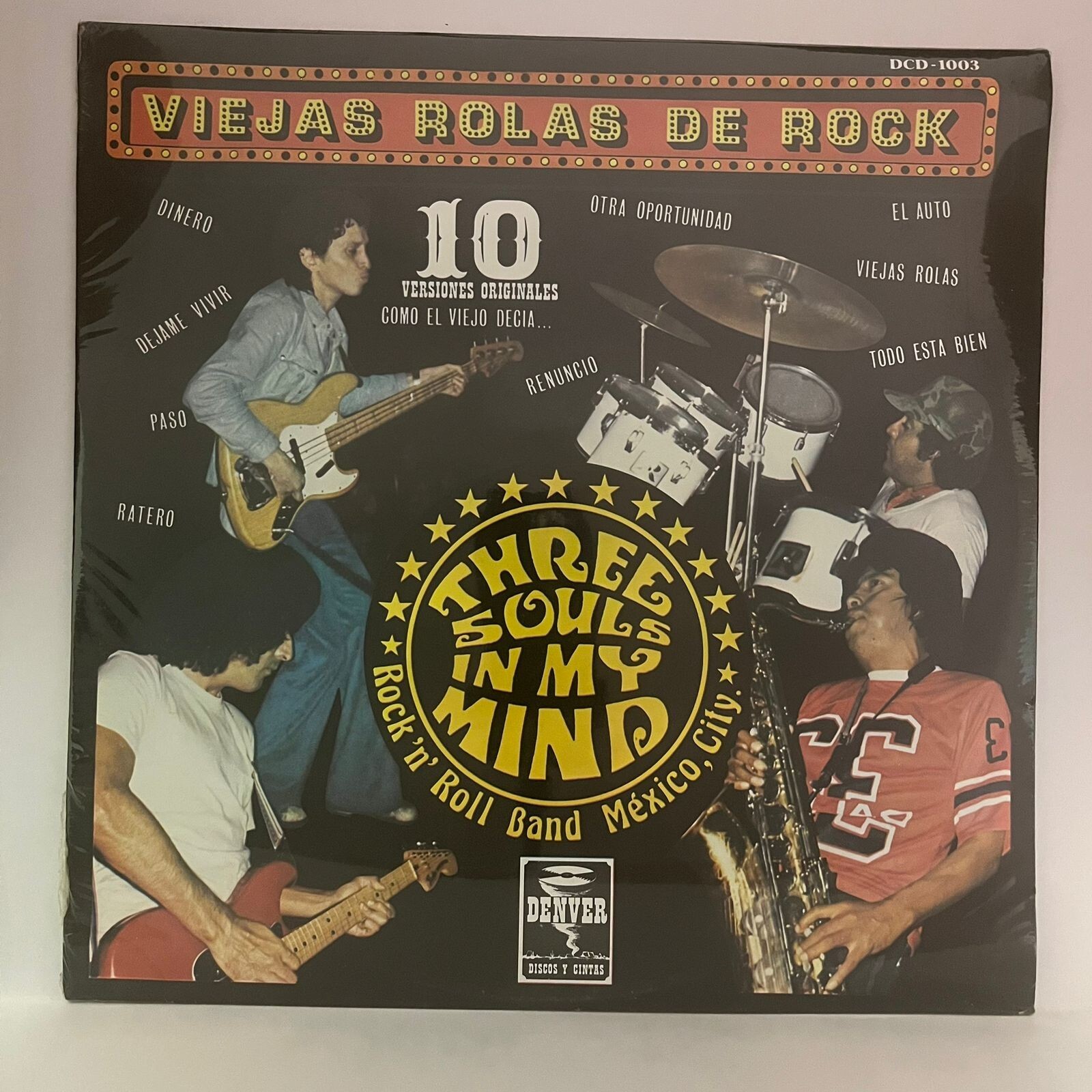 THREE SOULS IN MY MIND - VIEJAS ROLAS DE ROCK - 1982 MEXICAN LP FACTORY SEALED