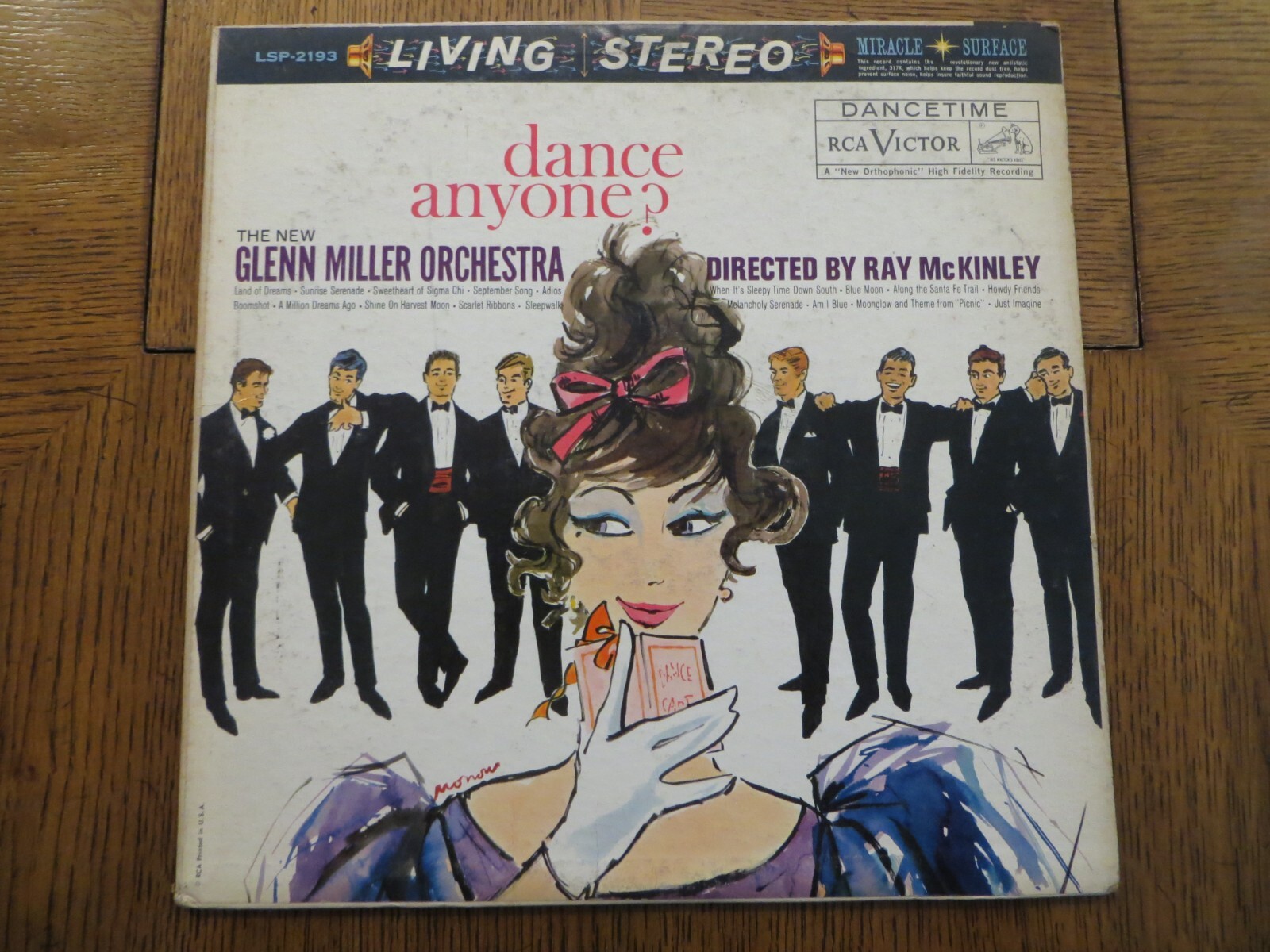 New Glenn Miller Orchestra ‎– Dance Anyone? - 1960 - RCA Victor LSP-2193 LP