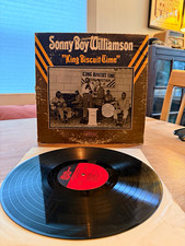 Sonny Boy Williamson King Biscuit Time LP Arhoolie 2020 Early Paste-On VG+ picture