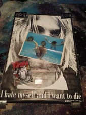 Rare Nirvana Posters I Hate Myself  & Nevermind & Inutero  + Magazine  picture