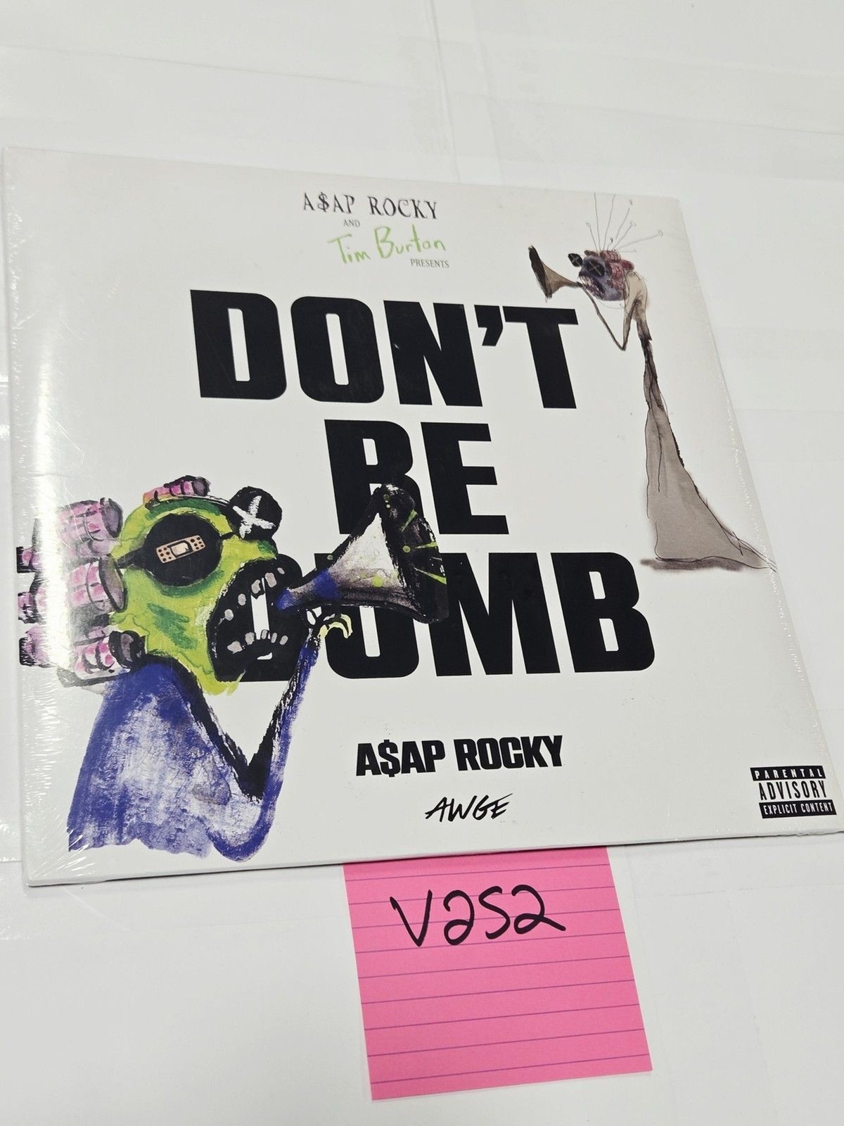 A$AP Rocky Don't Be Dumb Vinyl Record LP Rap Hip-Hop White AWGE New Sealed
