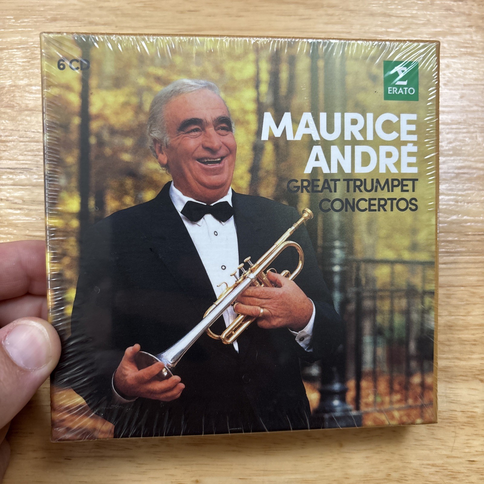 Maurice Andre: Great Trumpet Concertos (CD, 2016, 6 Disc, Erato) New Sealed